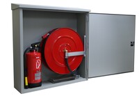 Feuerlöschposten isoliert mit Schutzdach, 50 m, AP