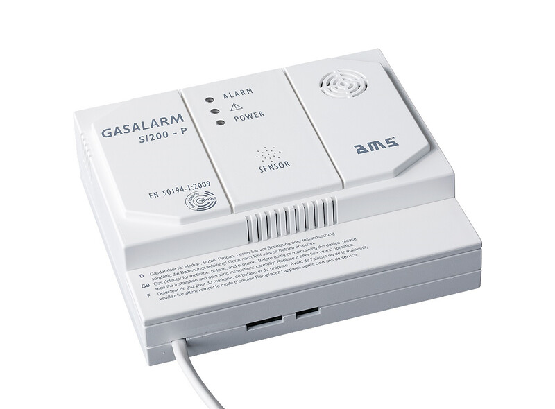 Methan Gasmelder Plug&Play, Netzspannung 230 V / 50 Hz, 70 dB