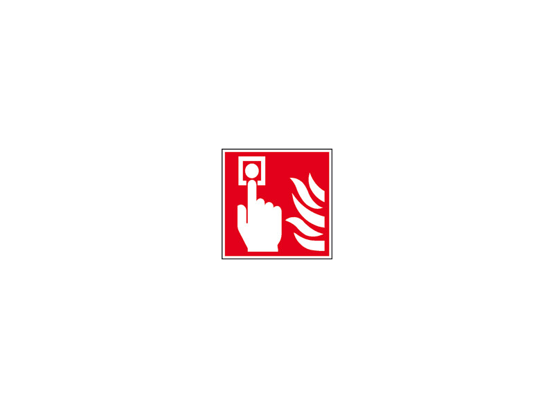 Pictogramme point d'alarme incendie ISO7010-F005