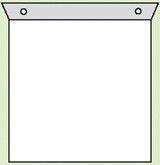 Fahnenschild Quadrat - zur Deckenmontage, 200x200mm