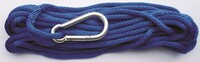 Corde de vidange pour crépines 8mm/12m bleu
