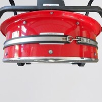 Schnellverschlussschelle zu Akkulüfter BLOWHARD Commando 25"