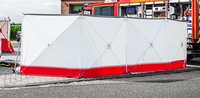 Mobile Unfall-Sichtschutzwand