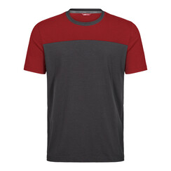 T-Shirt ENGEL Entire / antracite-flame (rouge)