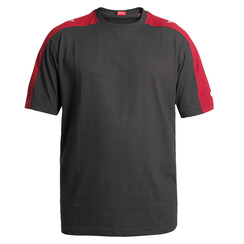 T-Shirt manches courtes ENGEL Galaxy anthracite/rouge