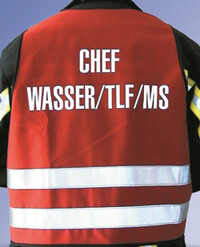 Funktions-Kennzeichnungsweste rot