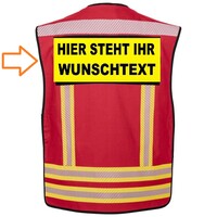 Bande de marquage dorsal, 38 x 16 cm, avec velcro