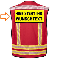 Bande de marquage dorsal, 38 x 16 cm, avec velcro