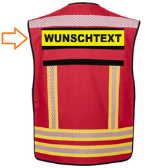 Bande de marquage dorsal , 38 x 8 cm, avec velcro