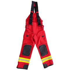 Pantalon d'intervention Jeunes Sapeurs Pompiers, rouge