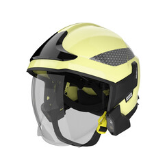 Casque de pompier GALLET F1 / EN 443:2008 / Visière de protection transparente