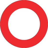 Signal "Interdiction générale de circulation" Ø 60 cm R2