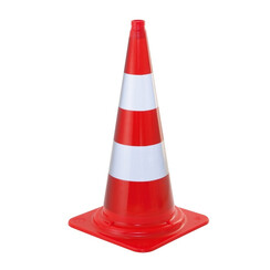 Leitkegel MORION retrorefl. R2B 50 cm, Rot-Weiss