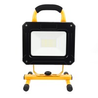 LED Akku-Scheinwerfer gelb-orange 50W 