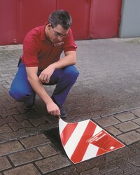 Plaque d'obturation magnétique rapide, 100 x100 cm