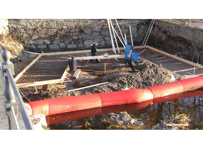 Mobiler Hochwasserschutz Tubewall