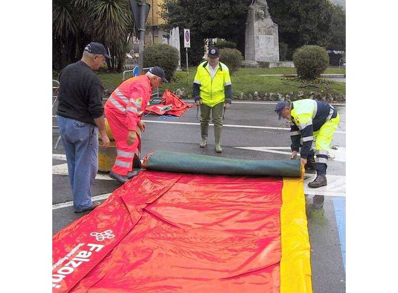 Mobiler Hochwasserschutz Tubewall