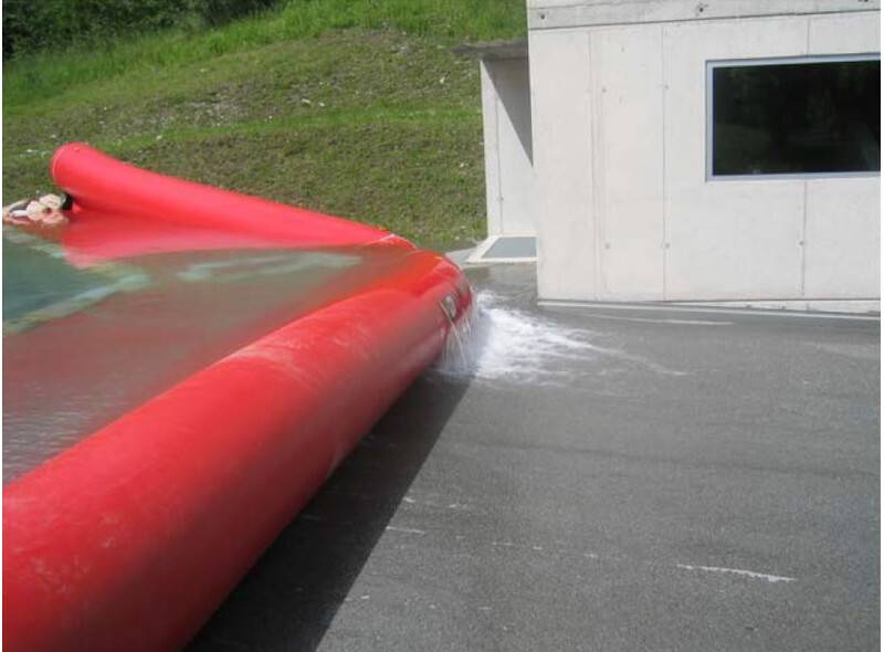 Mobiler Hochwasserschutz Tubewall