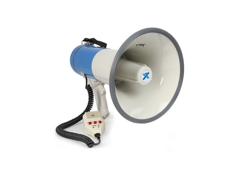 Megaphon mit Voice-Recording, Sirene & Akku, 300 m Reichweite, 10 Watt -  Ihr Elektronik-Versand in der Schweiz
